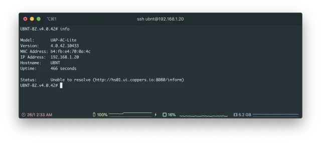 unifi ap ssh check inform-url