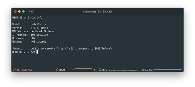 unifi ap ssh check inform-url