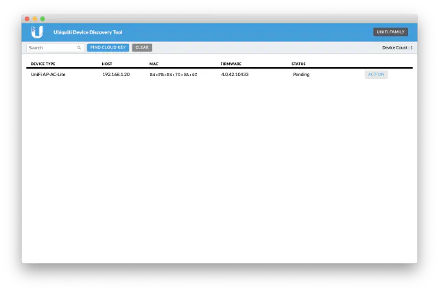Ubiquiti Device Discovery Tools - UniFi Family Mode