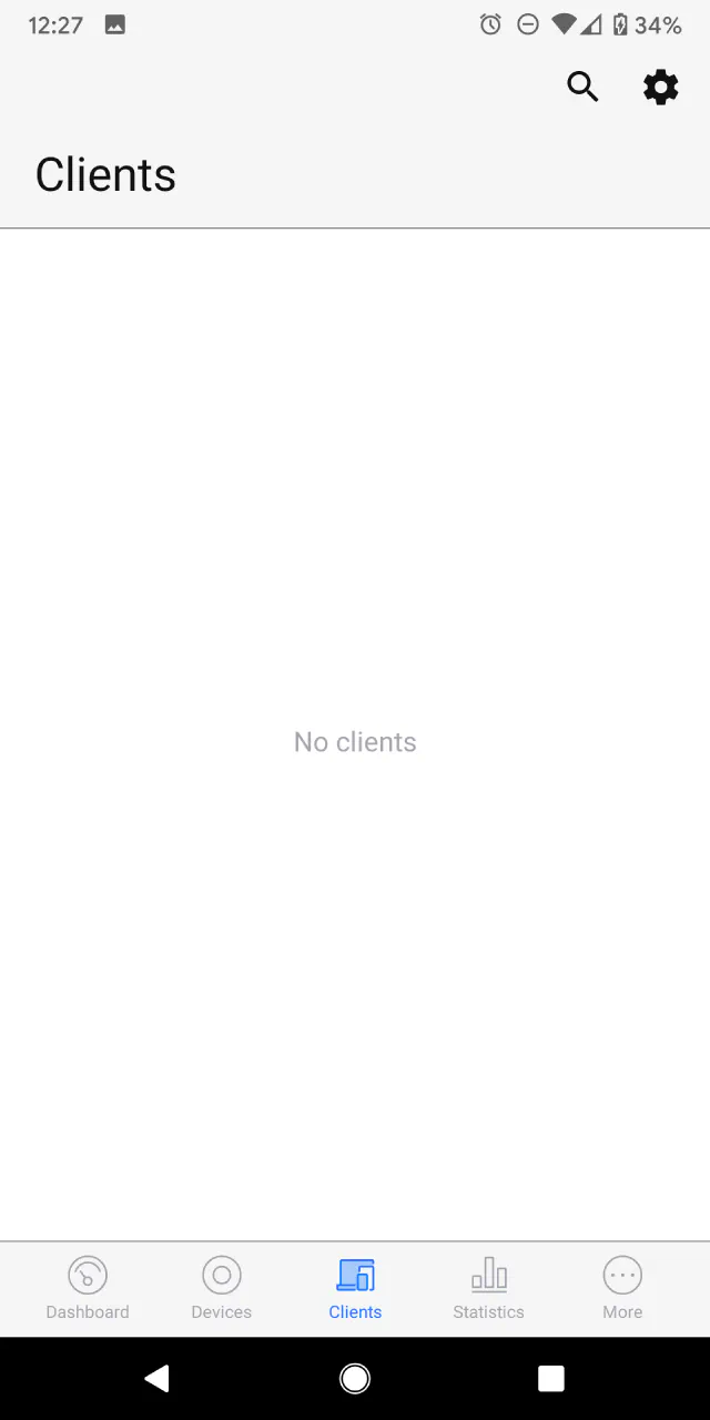 UniFi Mobile App – Clients